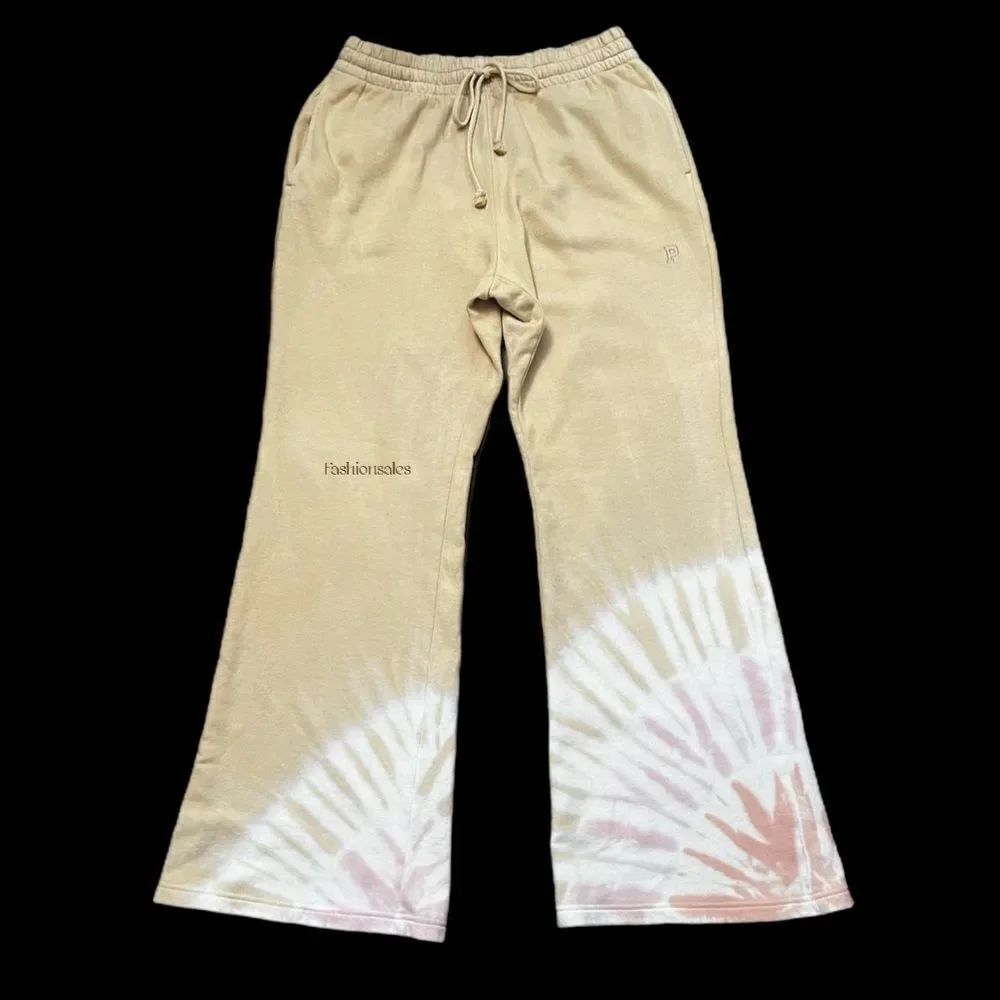 Victoria’s Secret Pink High Waist Fleece Flare Lounge Sweatpants beige XLarge